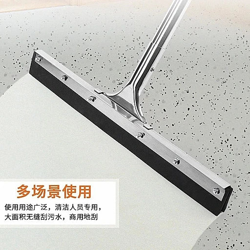 49" Stainless Steel Squeegee – Long Handle Glass, Window & Floor Cleaner