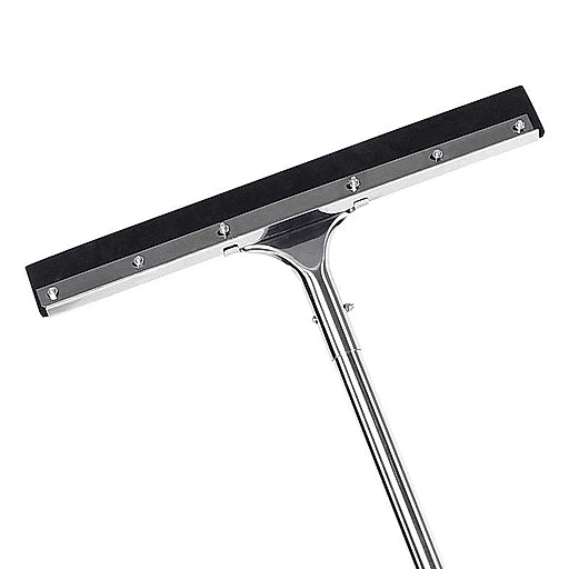49" Stainless Steel Squeegee – Long Handle Glass, Window & Floor Cleaner