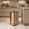 Stainless Steel Pedal Bin Round One Star