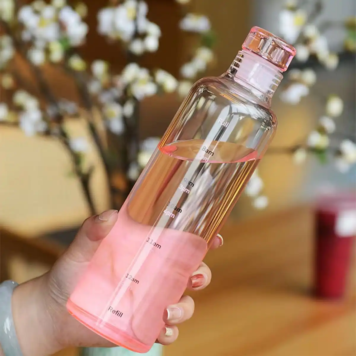 Time Marker Water Bottle – Leakproof Hydration Bottle