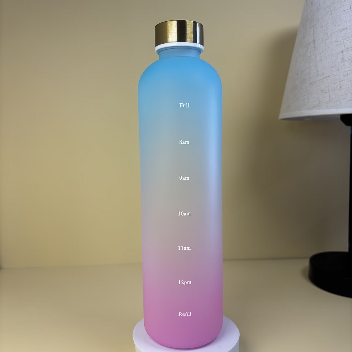 Gradient Water Bottle with Leak Proof Lid – Reusable Eco Friendly Drinking Bottle