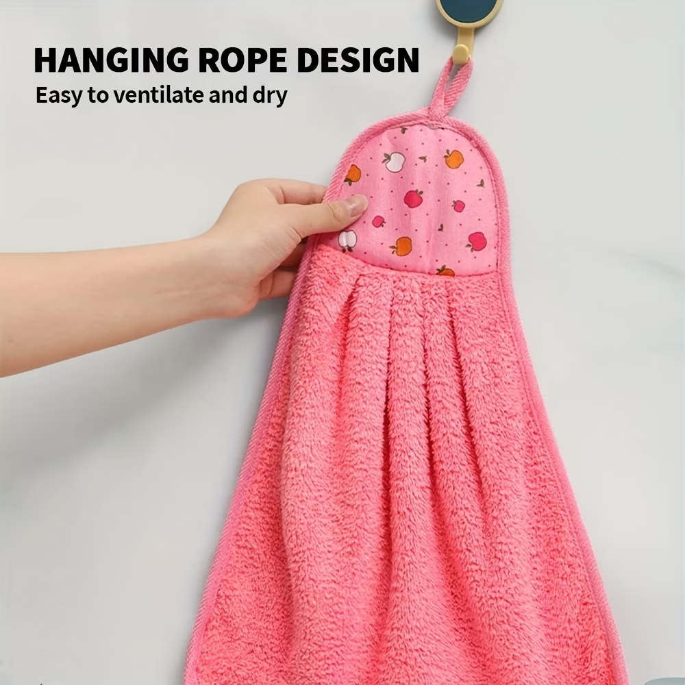 Soft & Absorbent Hanging Hand Towel  for Kitchen & Bathroom