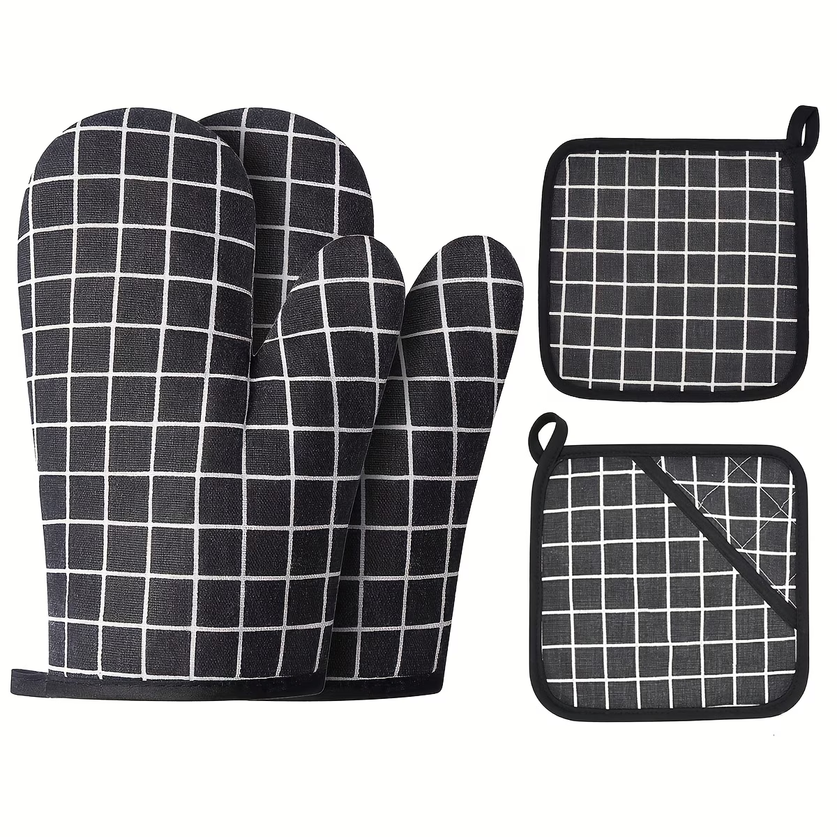 Oven Mitt and Pot Holder 1pcs Set