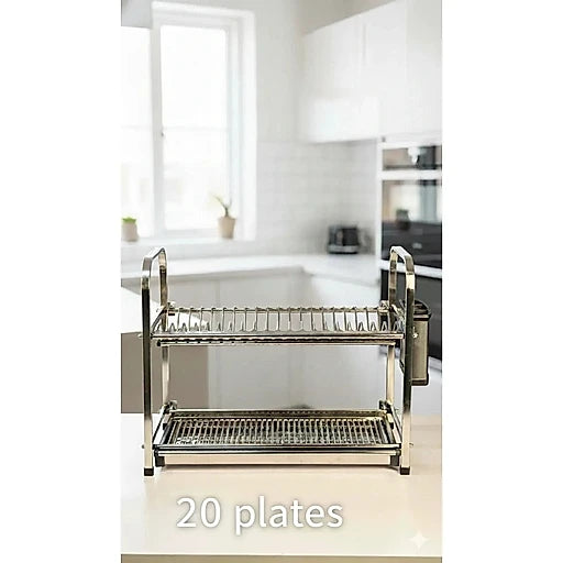 Binca 2 - Tier Dish Drying Rack - KT Bazar BD Shop