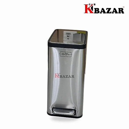 High - quality Stainless Steel Hydraulic Dustbin 15 Litre Soft Close - KT Bazar BD Shop