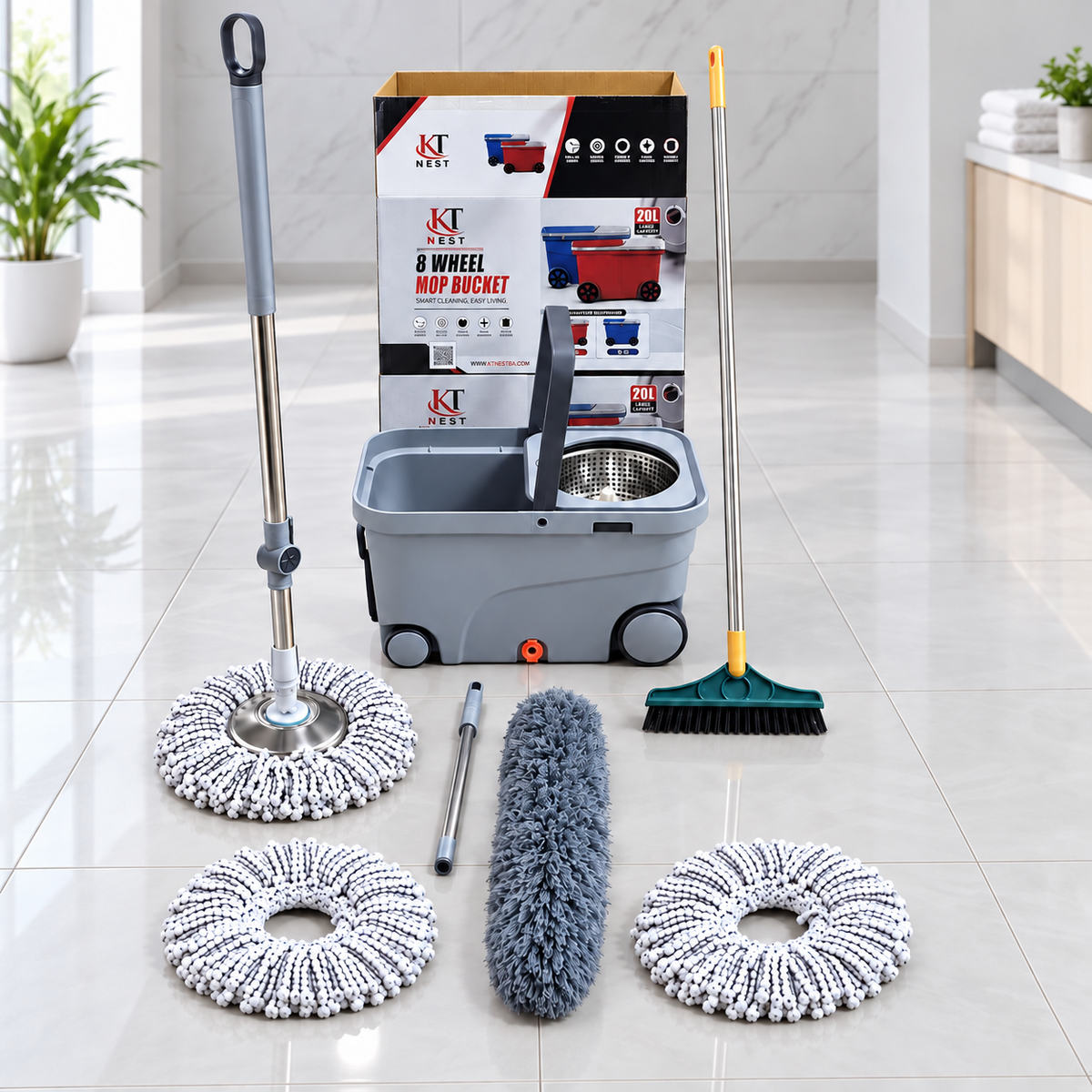 4 Wheel BMW Mop Bucket