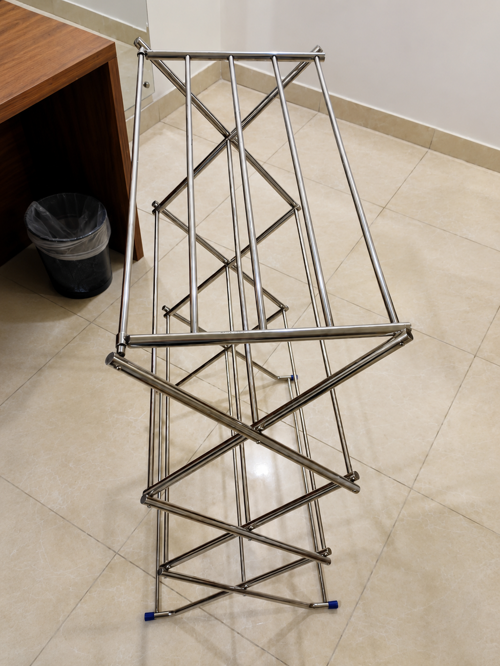 SKB Dry Cloth Hanger Stainless Steel Folding Clothes Rack