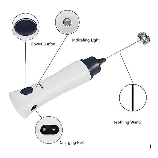 Handheld Electric Coffee Mixer