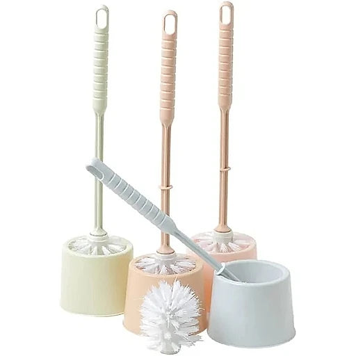 Modern Silicone Toilet Brush – Bathroom Cleaning Brush Kit - KT Bazar BD Shop