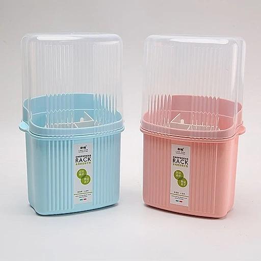 Plastic Wall Mounted Kitchen Utensil Storage Organizer - KT Bazar BD Shop