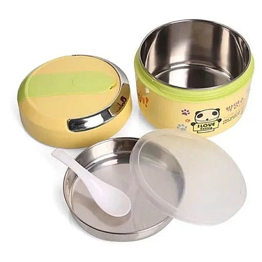 QQ 2 LAYER STAINLESS STEEL LUNCH BOX 800 ML - KT Bazar BD Shop