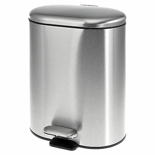 Round - Rect. Stainless Steel Pedal Bin 6/12 Litre - KT Bazar BD Shop