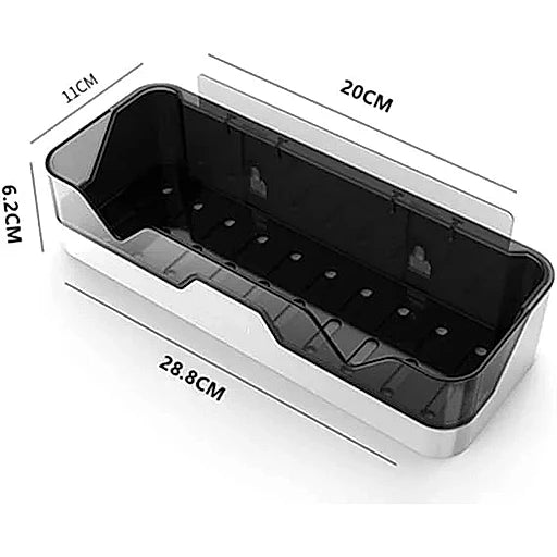 Shower Rack with Hooks – No Drilling Bathroom Organizer - KT Bazar BD Shop