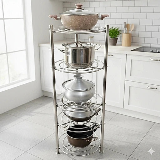 SKB 5 - Layer Pot Rack - KT Bazar BD Shop