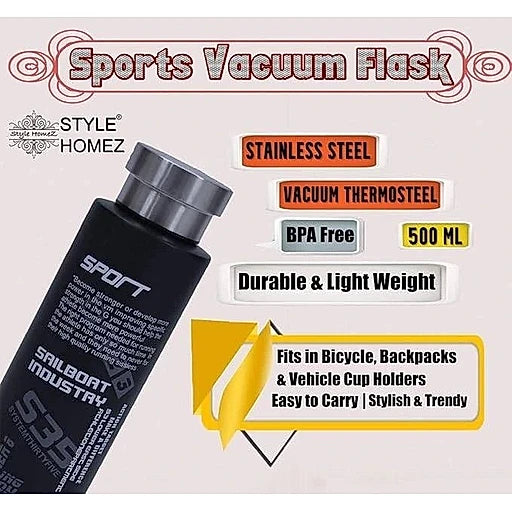 Sports Water Bottle Hot and Cold 800ml and 500ml - KT Bazar BD Shop