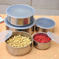 Stainless Steel Food Box 5 in 1 - KT Bazar BD Shop