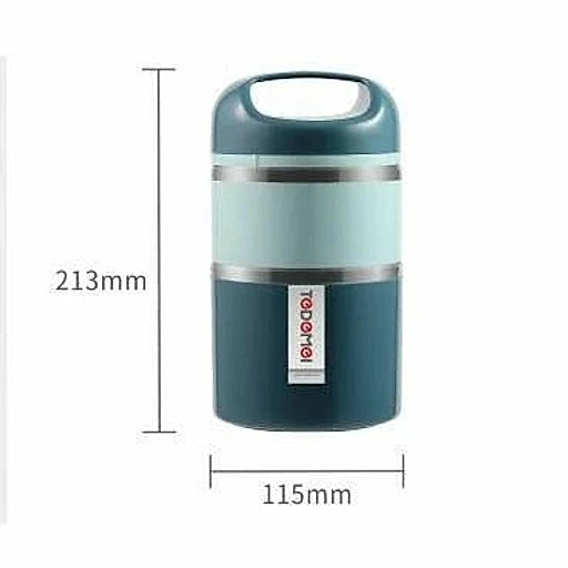 Tedemei 3 layers 1.43L & 2 Layer 1.13L Lunch Box - KT Bazar BD Shop