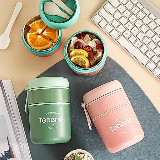 Tedomel Stainless Steel Thermal Food Jar - KT Bazar BD Shop