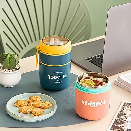 Tedomel Stainless Steel Thermal Food Jar - KT Bazar BD Shop